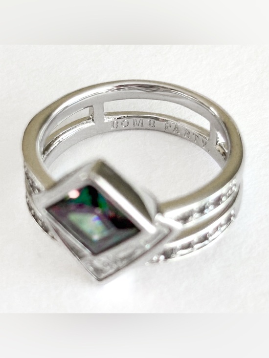 Bomb Party double band ring. - Picture 9 of 12